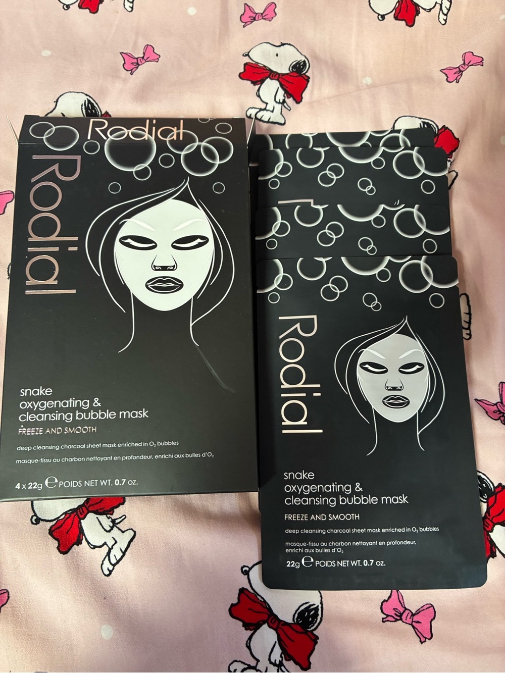 Rodial Black Snake Oxygenating Cleansing Bubble Mask 4 pack